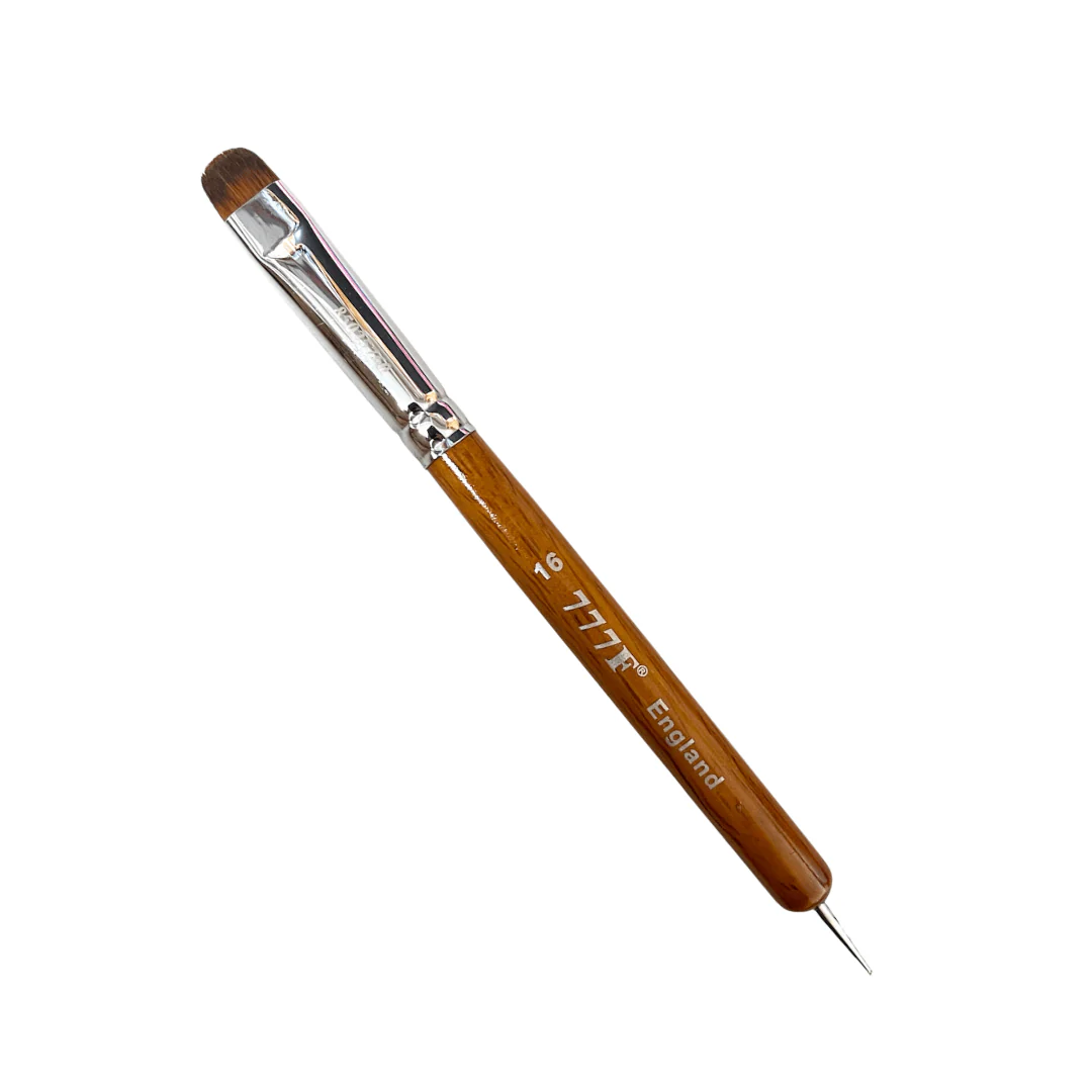 777 Red Wood French Clean Brush - Image 6