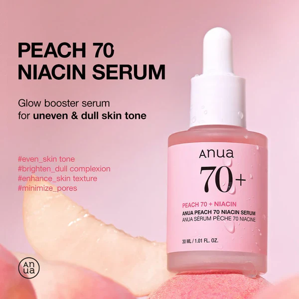 ANUA PEACH 70% NIACINAMIDE SERUM 30ml - Image 2