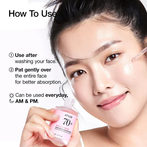 ANUA PEACH 70% NIACINAMIDE SERUM 30ml - Image 5