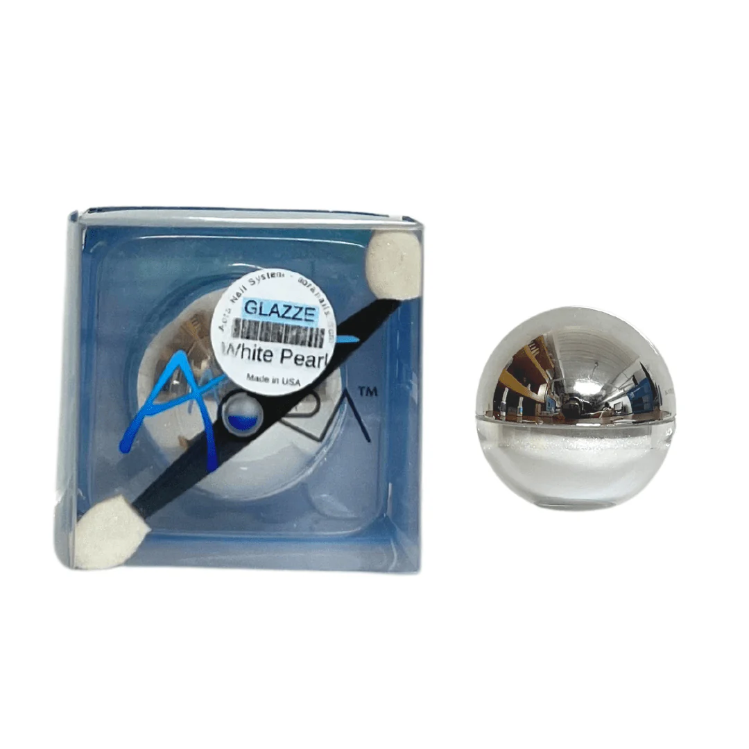 Aora Nail Chrome Glazzed White Pearl (3 grams) - Image 2