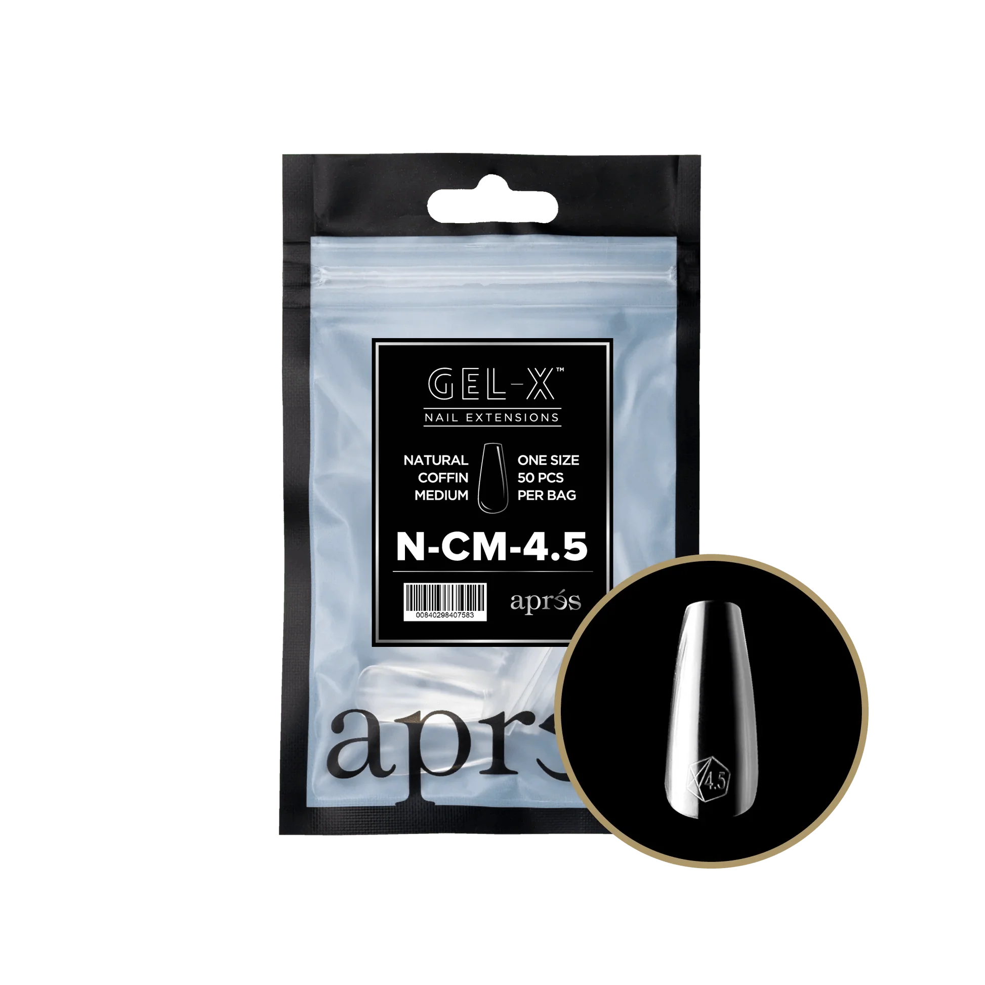 Apres Refill Bags (50pcs) Natural Coffin Medium - Image 8