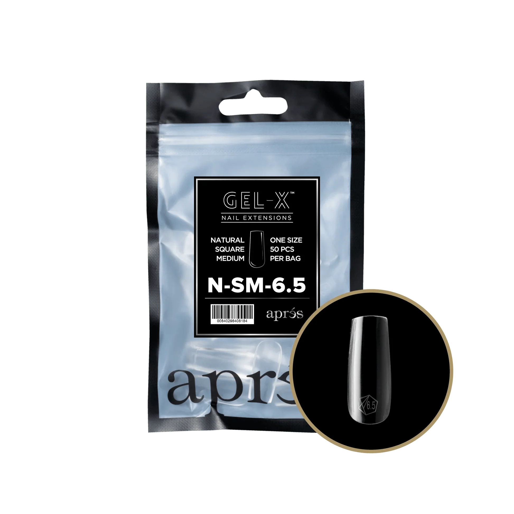 Apres Refill Bags (50pcs) Natural Square Medium - Image 12