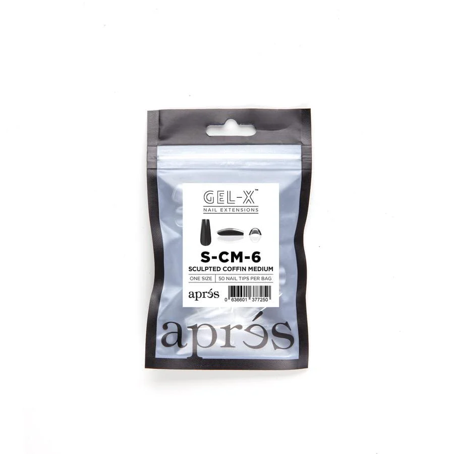 Apres Refill Bags (50pcs) Sculpted Coffin Medium - Image 11