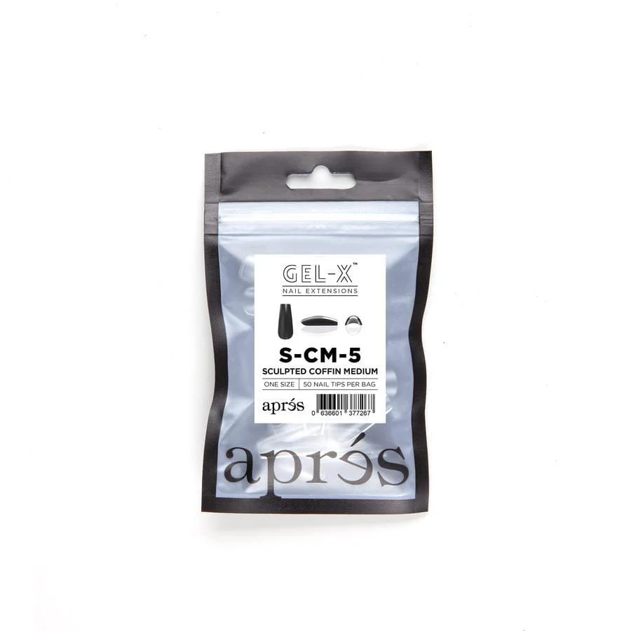 Apres Refill Bags (50pcs) Sculpted Coffin Medium - Image 9