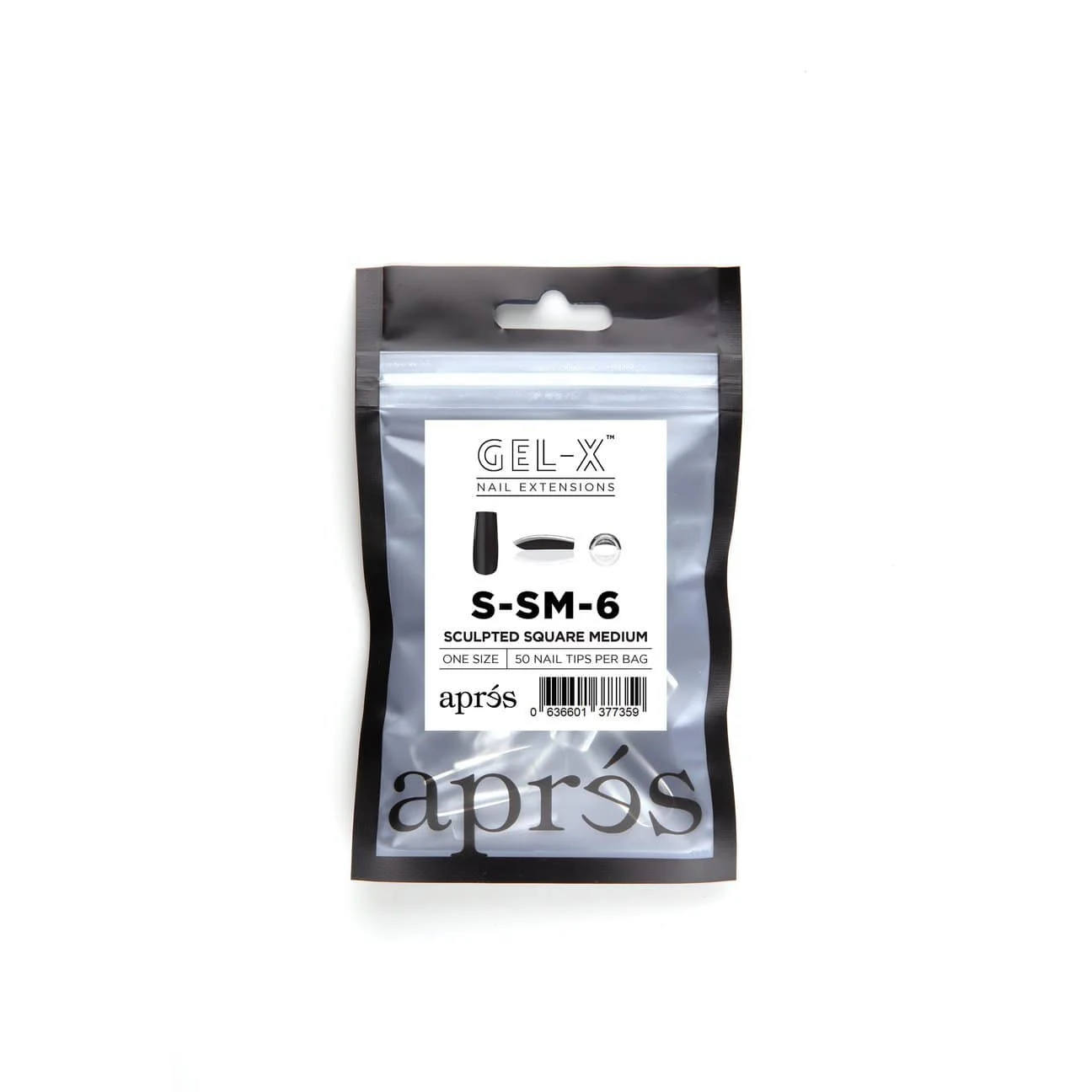 Apres Refill Bags (50pcs) Sculpted Square Medium - Image 12