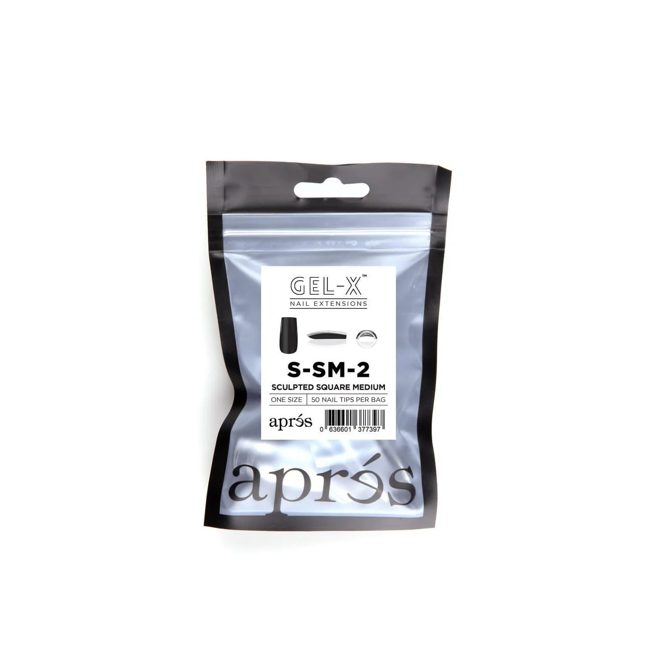 Apres Refill Bags (50pcs) Sculpted Square Medium - Image 5