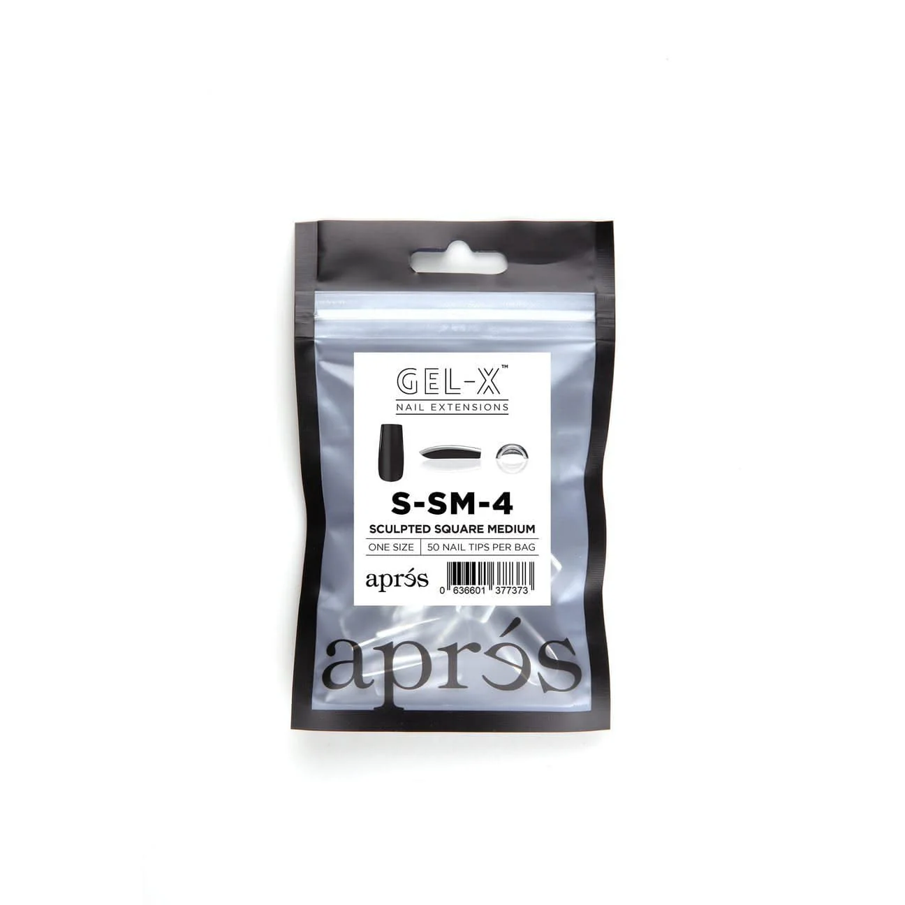 Apres Refill Bags (50pcs) Sculpted Square Medium - Image 7