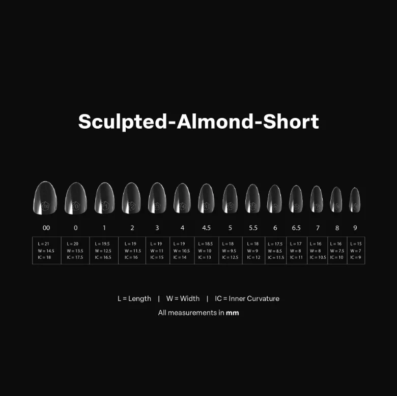 Apres Gel X™ Box of 600pcs / 420pcs 2.0 Sculpted Almond Tips - Image 3