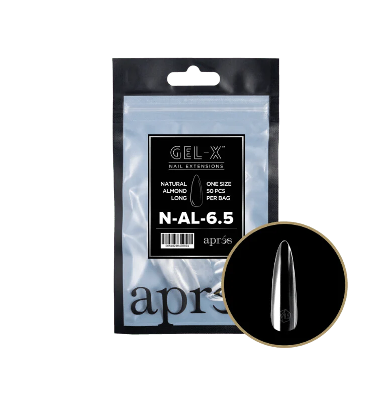 Apres Gel Xâ„¢ Refill Bags (50pcs) Natural Almond Long Tips - Image 12