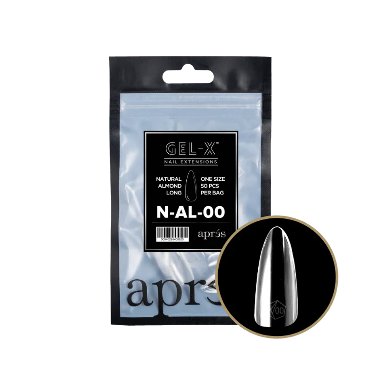 Apres Gel Xâ„¢ Refill Bags (50pcs) Natural Almond Long Tips - Image 2