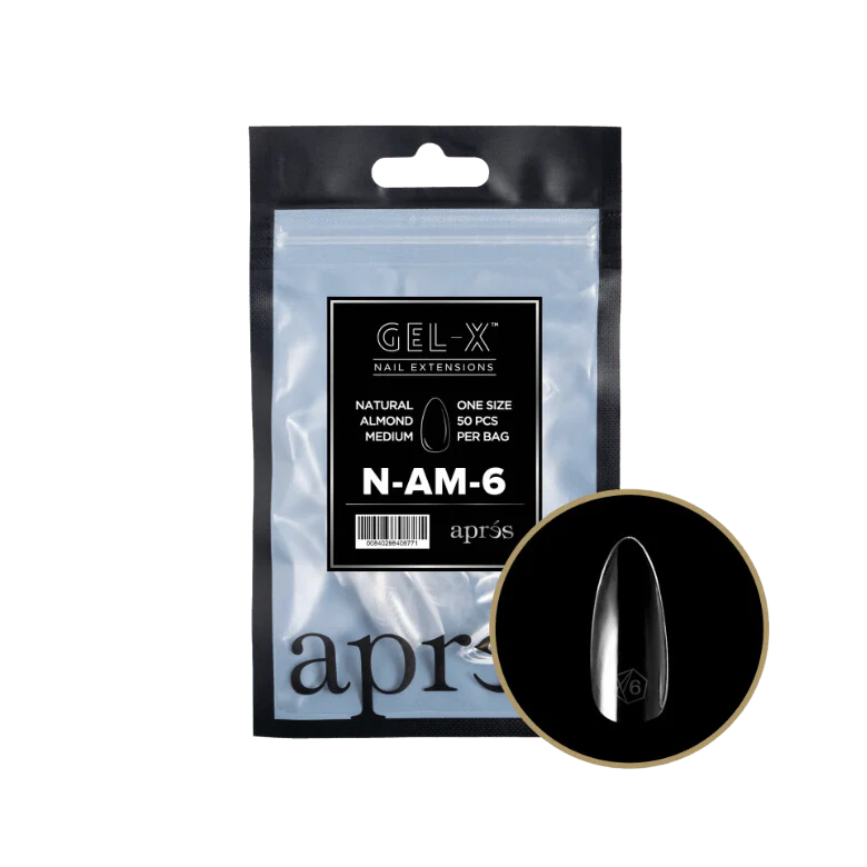 Apres Gel Xâ„¢ Refill Bags (50pcs) Natural Almond Medium Tips - Image 10