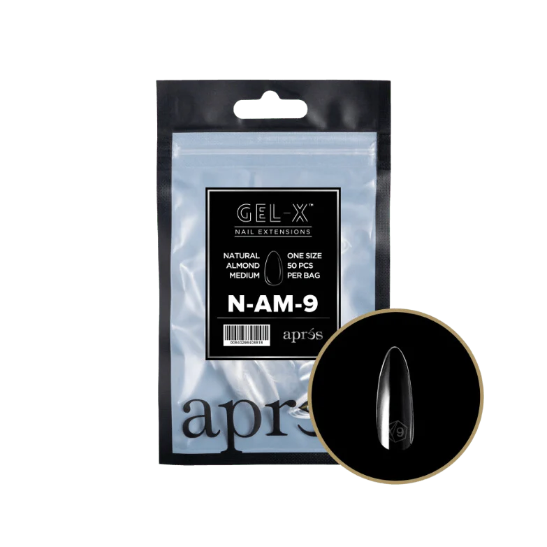 Apres Gel Xâ„¢ Refill Bags (50pcs) Natural Almond Medium Tips - Image 14