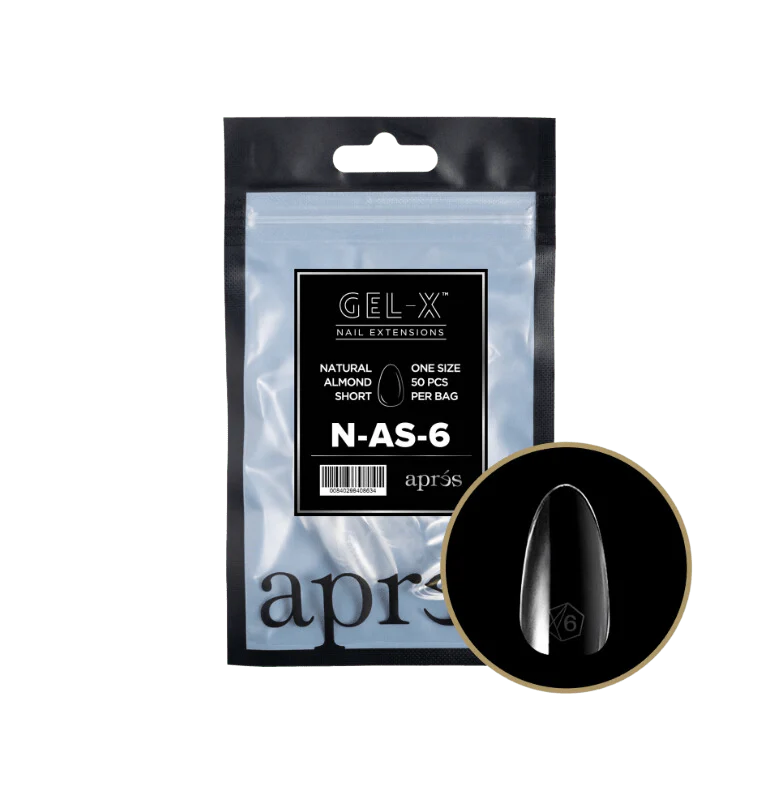 Apres Gel Xâ„¢ Refill Bags (50pcs) Natural Almond Short Tips - Image 10