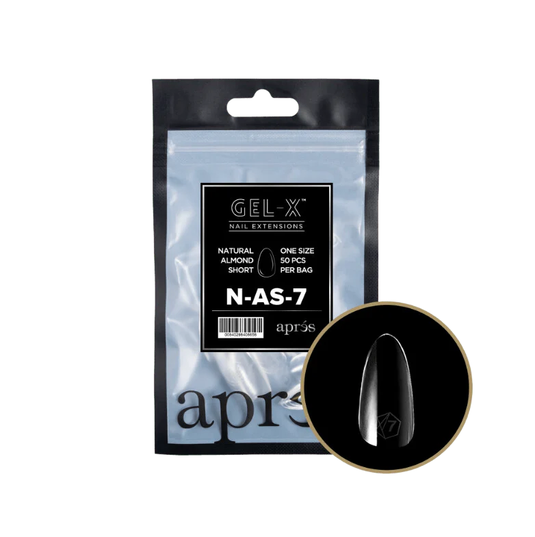 Apres Gel Xâ„¢ Refill Bags (50pcs) Natural Almond Short Tips - Image 12