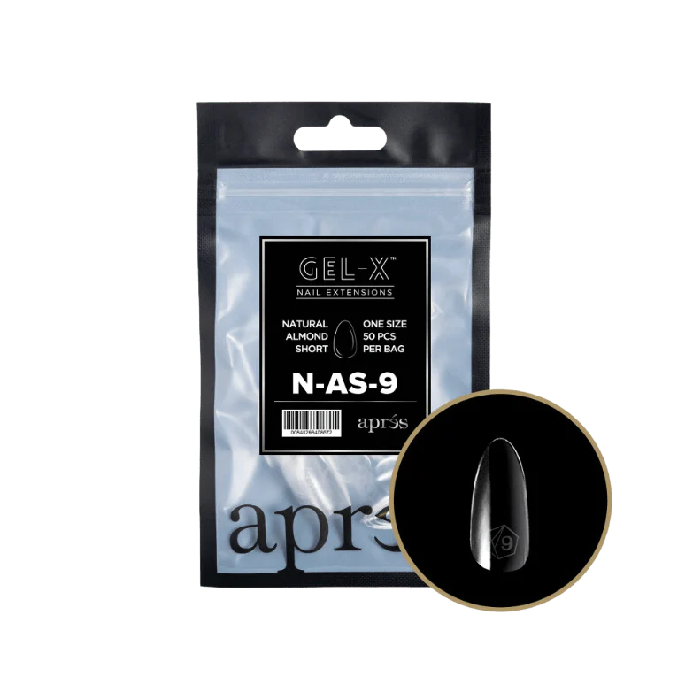 Apres Gel Xâ„¢ Refill Bags (50pcs) Natural Almond Short Tips - Image 14