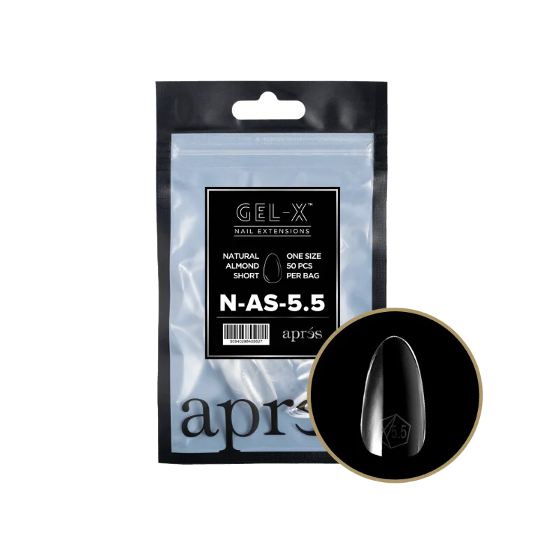 Apres Gel Xâ„¢ Refill Bags (50pcs) Natural Almond Short Tips - Image 9
