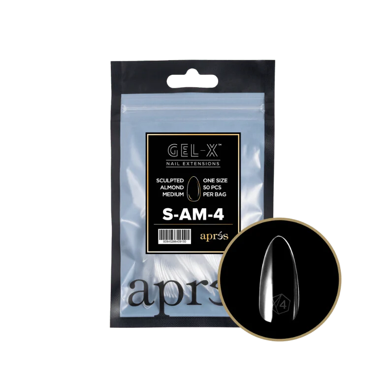 Apres Gel X™ Refill Bags (50pcs) Sculpted Almond Medium Tips - Image 6