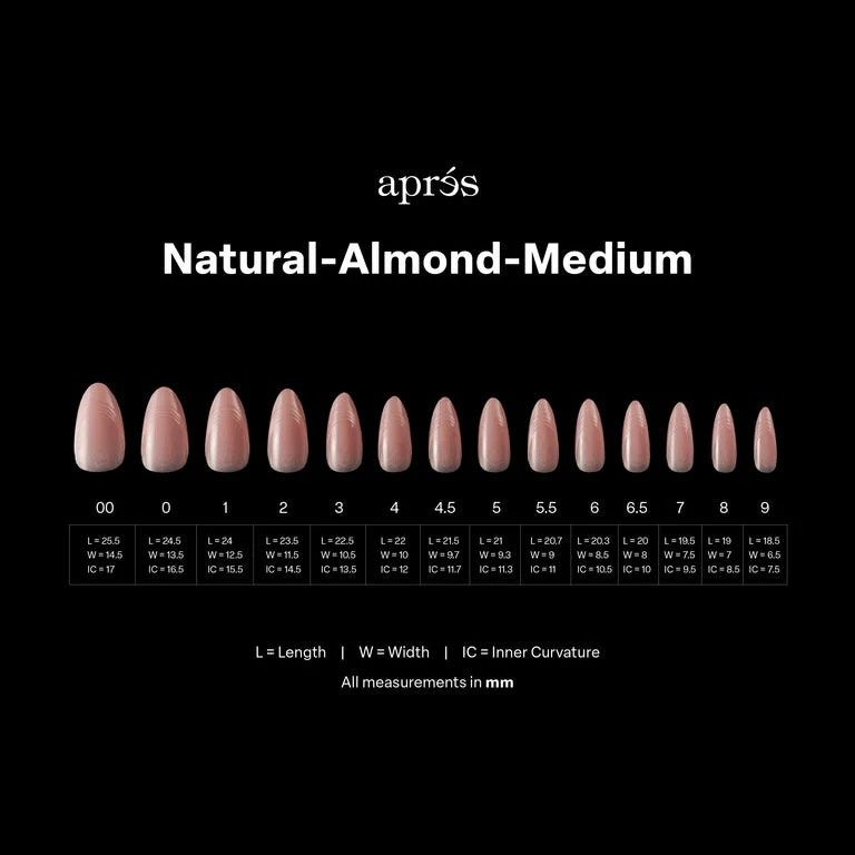 Apres Kuromi™ x Gel X™ Box of 280pcs Neutral French Natural Almond Medium Box of Tips - Image 5