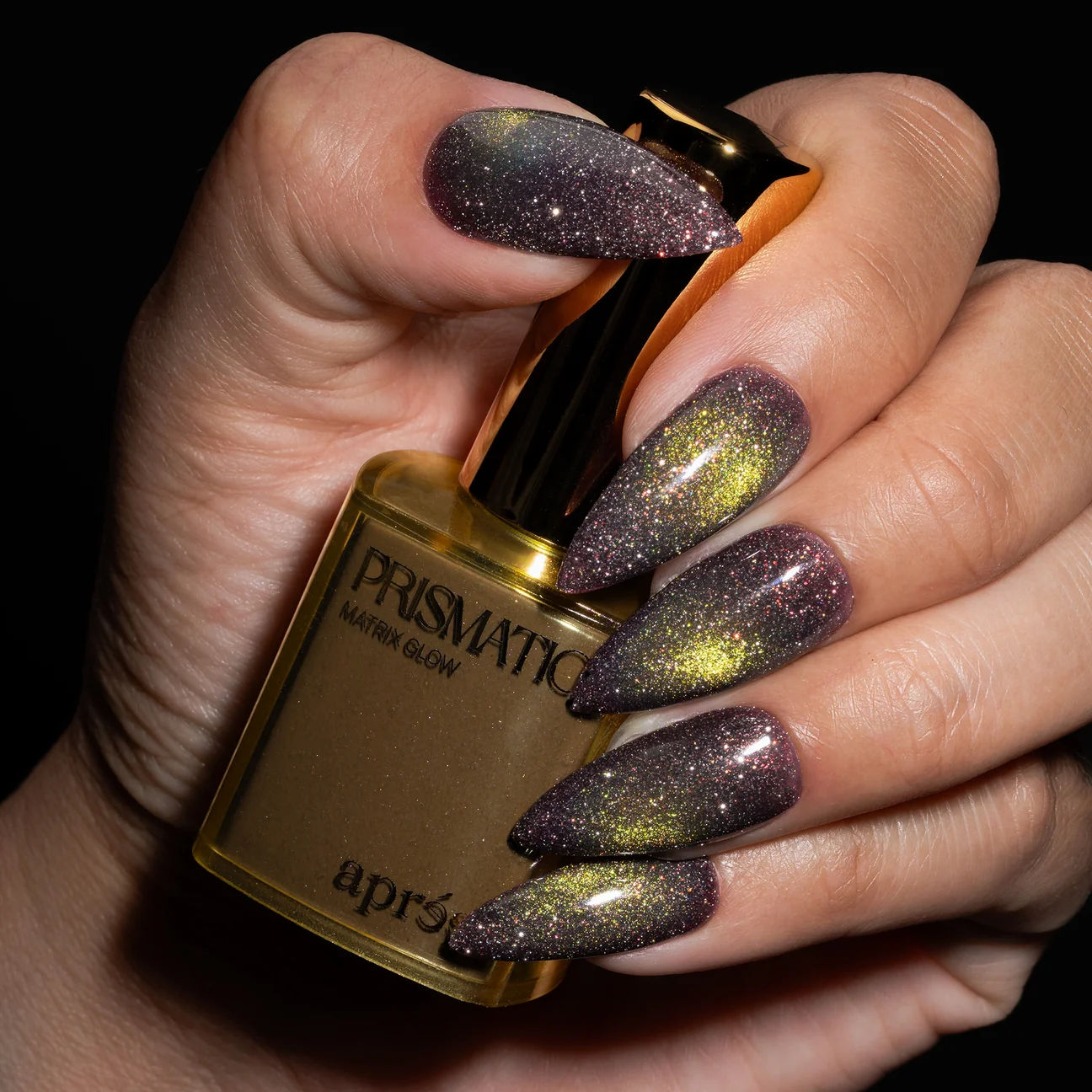 Apres Prismatic Flash Glitter Cat Eye - Matrix Glow FG13 (HEMA/TPO/TMPTA-Free) - Image 4