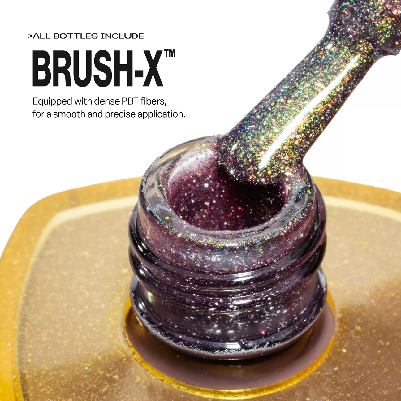 Apres Prismatic Flash Glitter Cat Eye - Matrix Glow FG13 (HEMA/TPO/TMPTA-Free) - Image 5