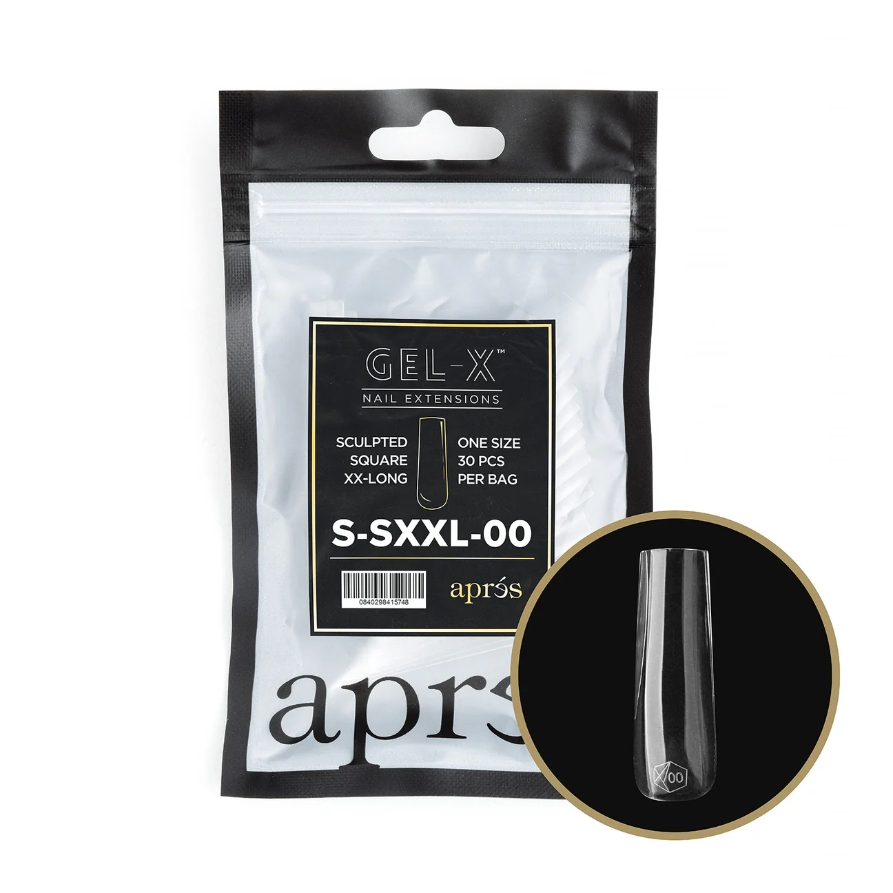 Apres Refill Bags (30pcs) Sculpted Square Extra Extra Long - Image 2