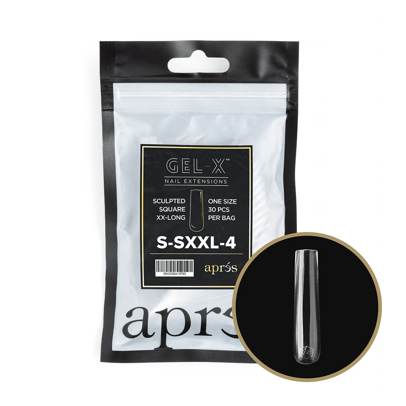 Apres Refill Bags (30pcs) Sculpted Square Extra Extra Long - Image 7