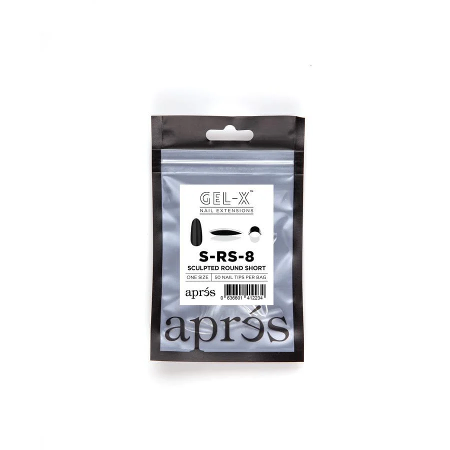 Apres Refill Bags (50pcs) Sculpted Round Short Tips - Image 16