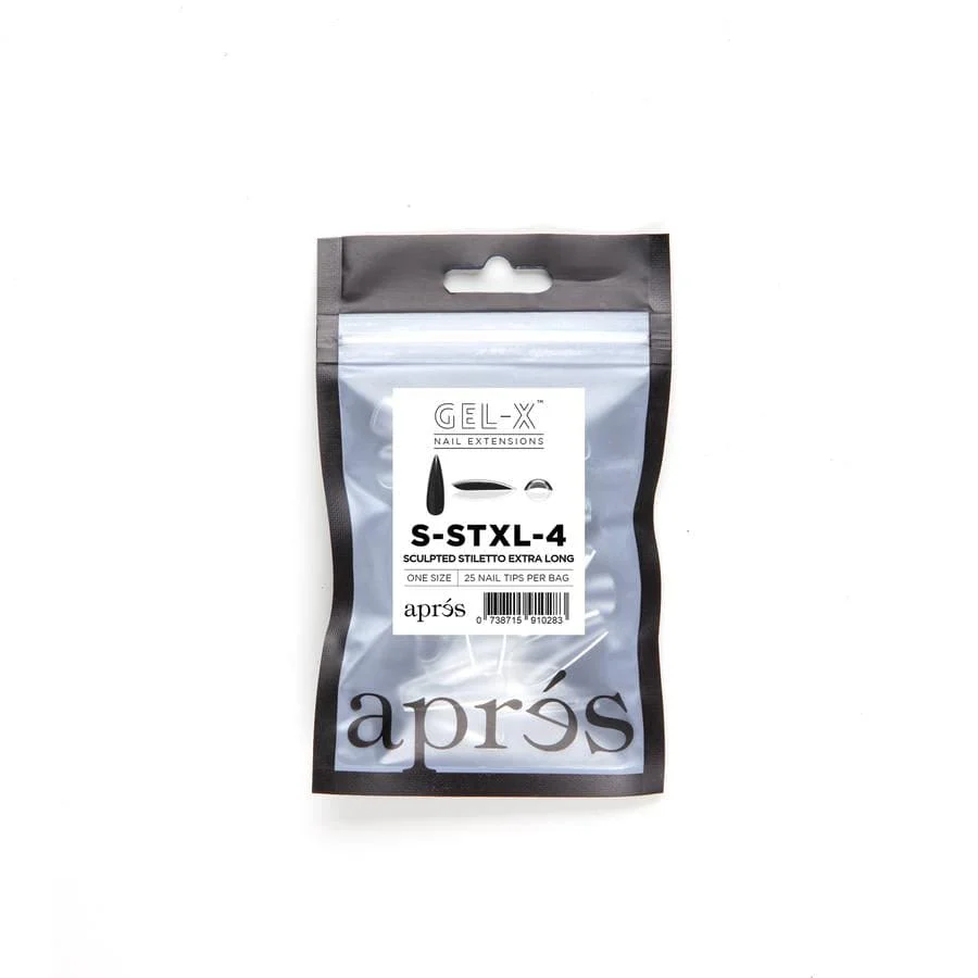 Apres Refill Bags (25pcs) Sculpted Stiletto Extra Long Tips - Image 6