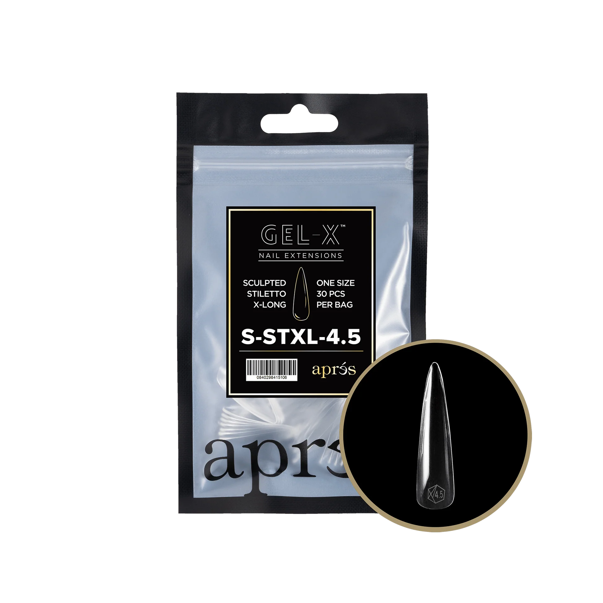 Apres Refill Bags (25pcs) Sculpted Stiletto Extra Long Tips - Image 7