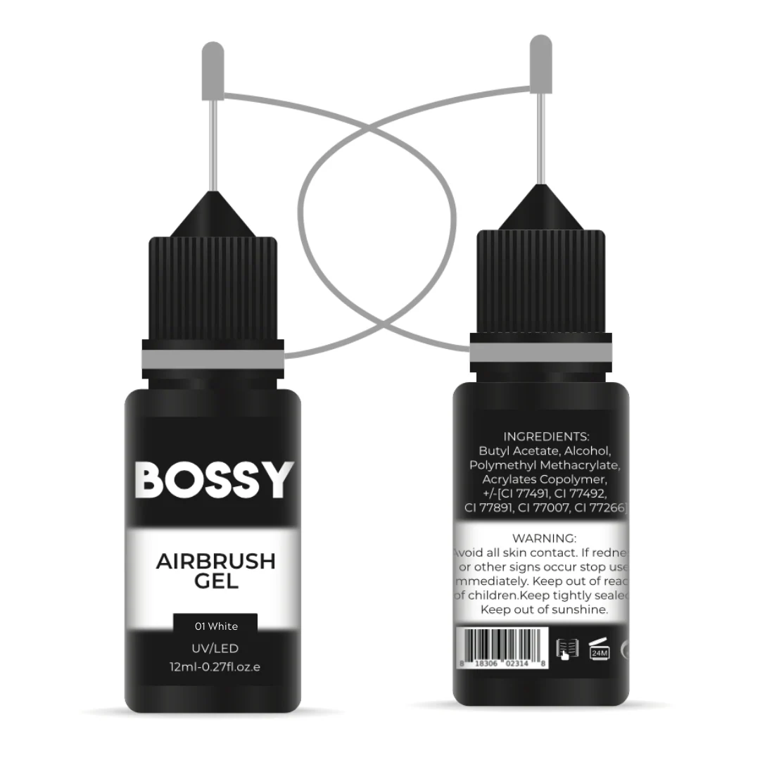 Bossy Airbrush Gel 01 White - Image 3