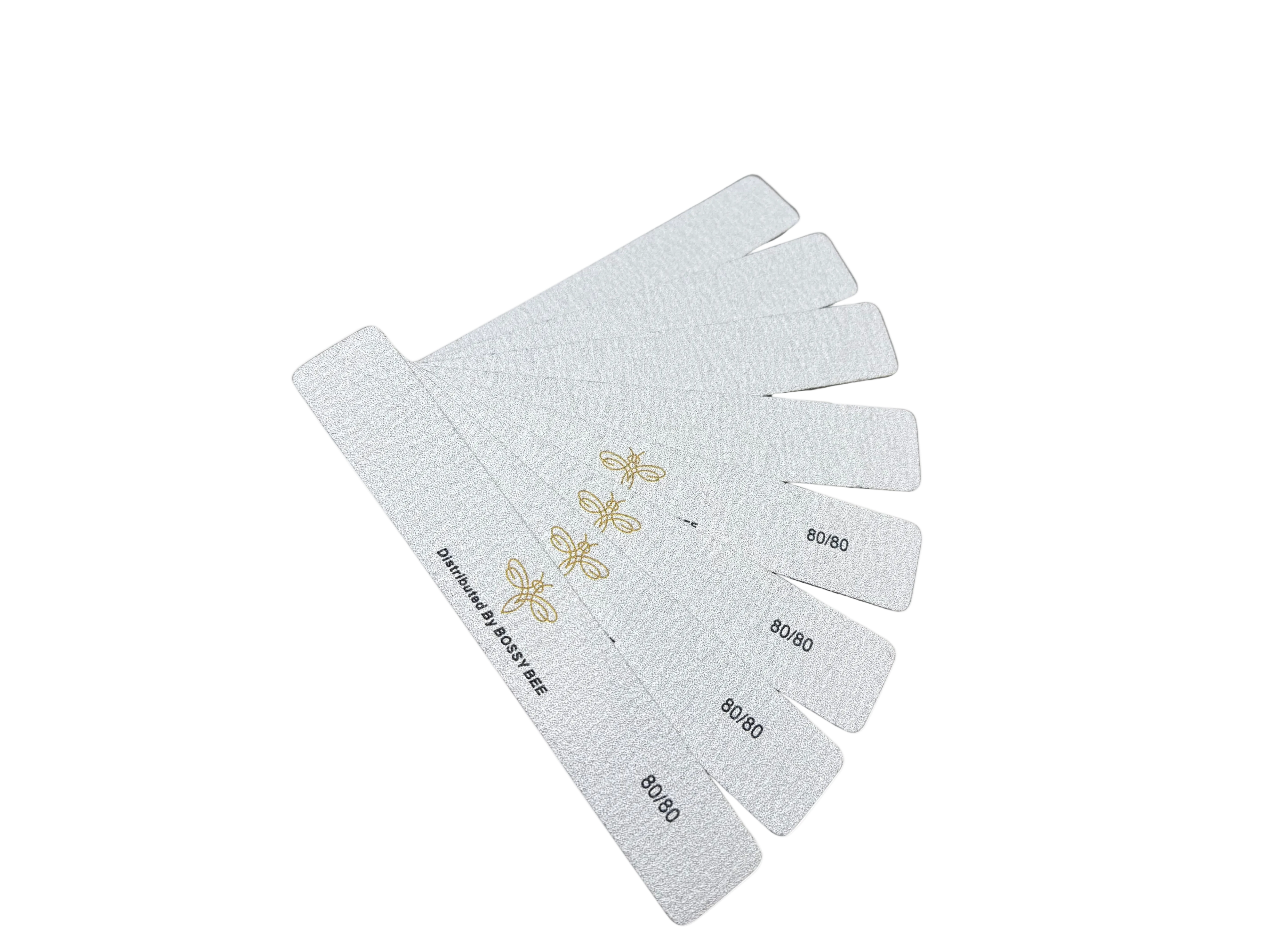 Bossy Bee Nail File Jumbo Square Zebra (Thick foam) - Image 3