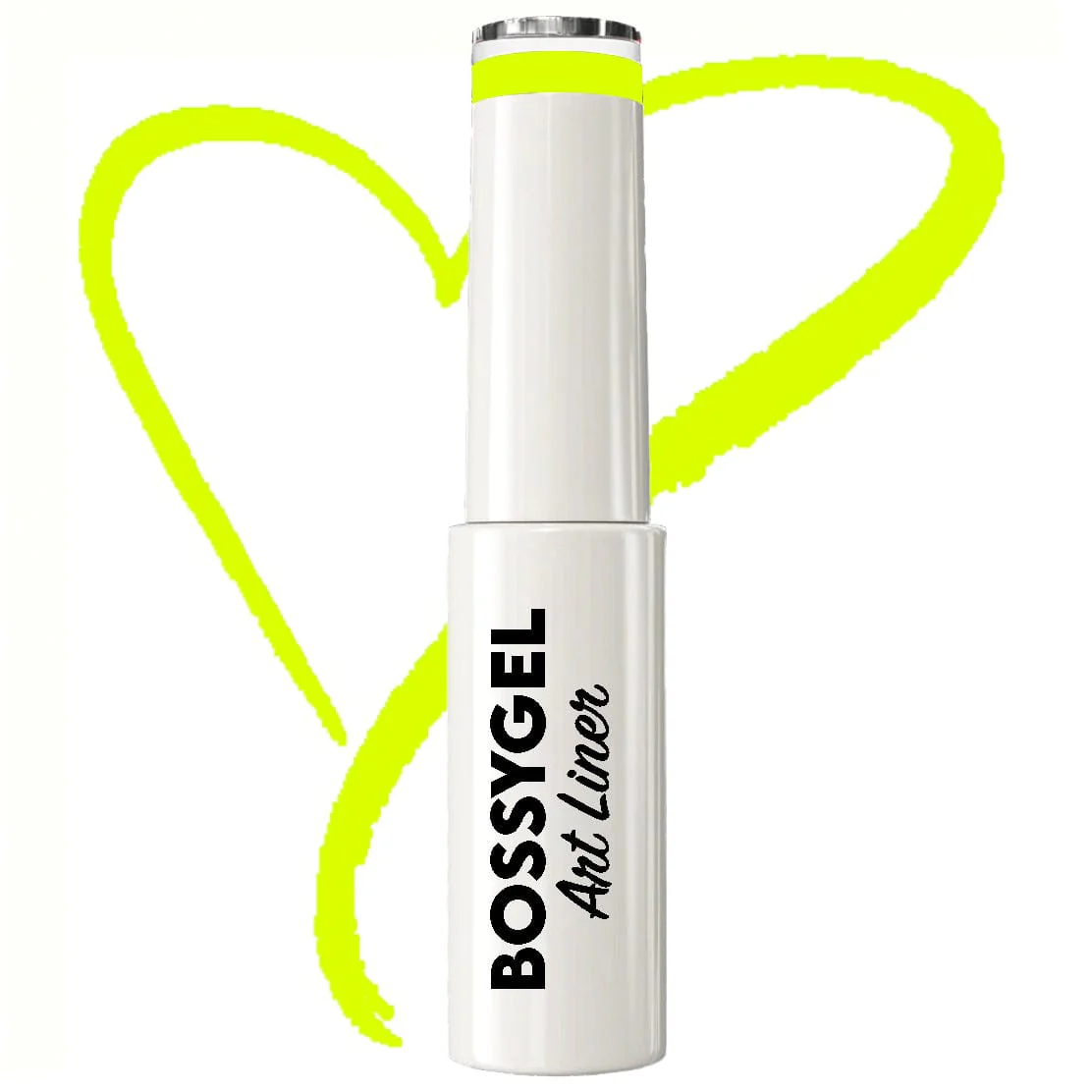 BOSSY Gel Art Liner Glow In The Dark 05 Yellow Highlighter - Image 2