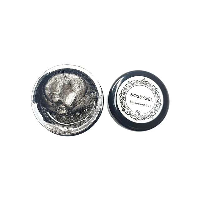 BOSSY Metallic Gel Paint EMBOSSED 03 SILVER (8g)