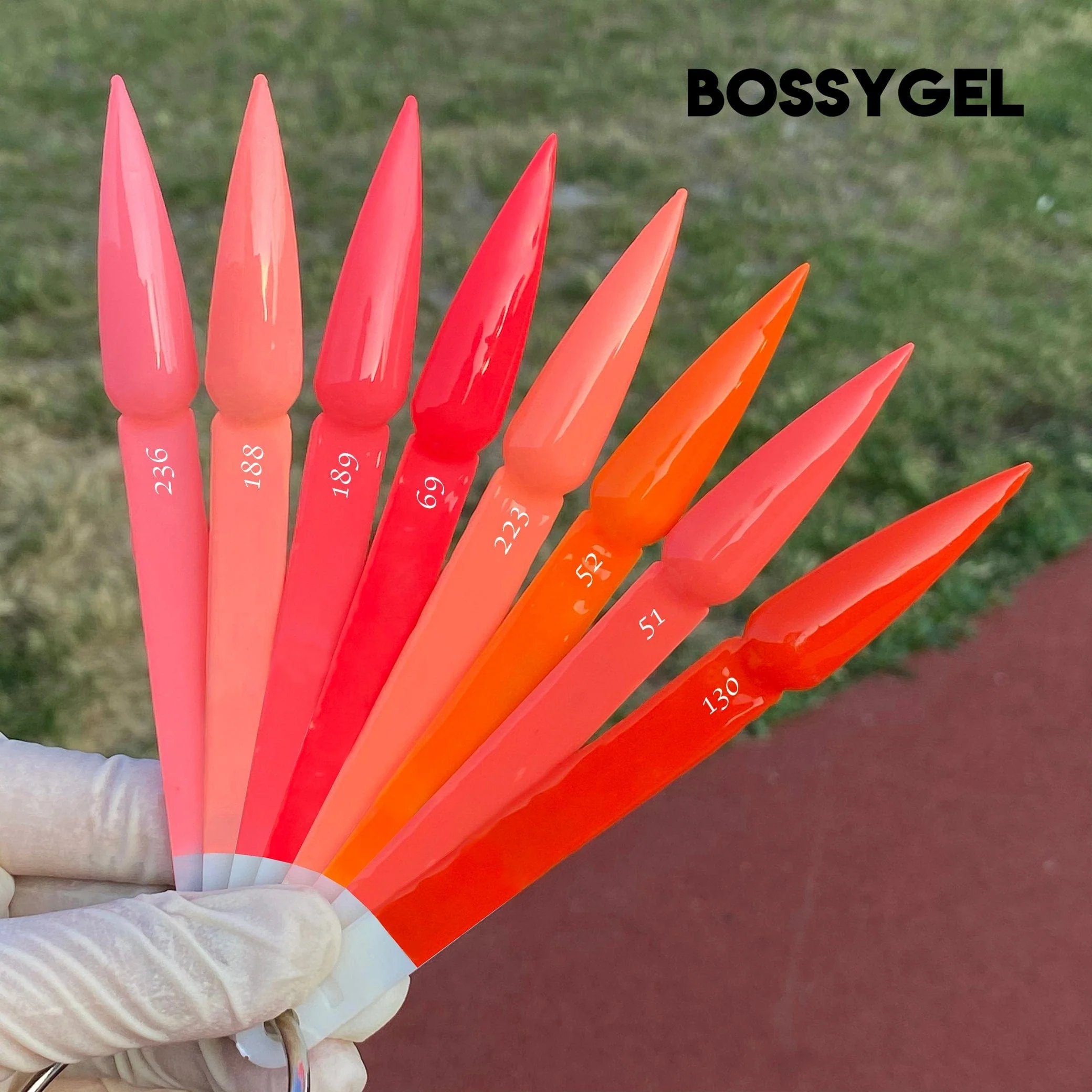 Bossy Gel Polish BS 188 Control Coral - Image 2