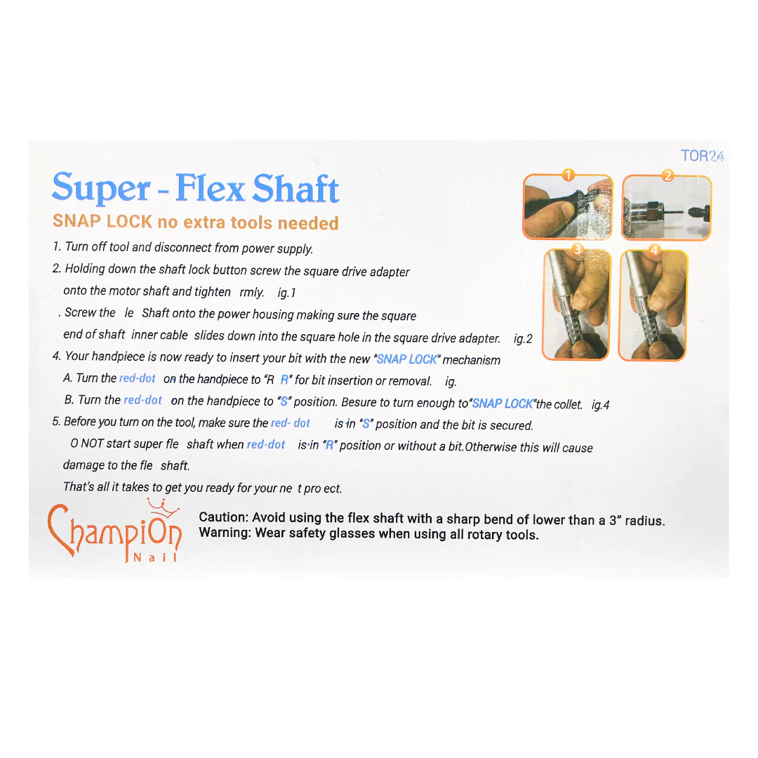 Champion Nail Super Flex Shaft Snap Lock - Image 2