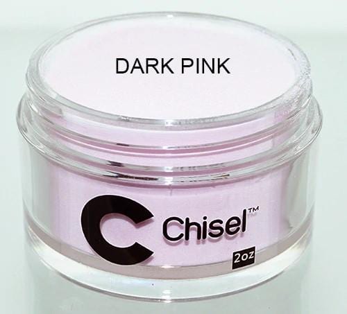 Chisel Nail Art Dipping Powder Dark Pink