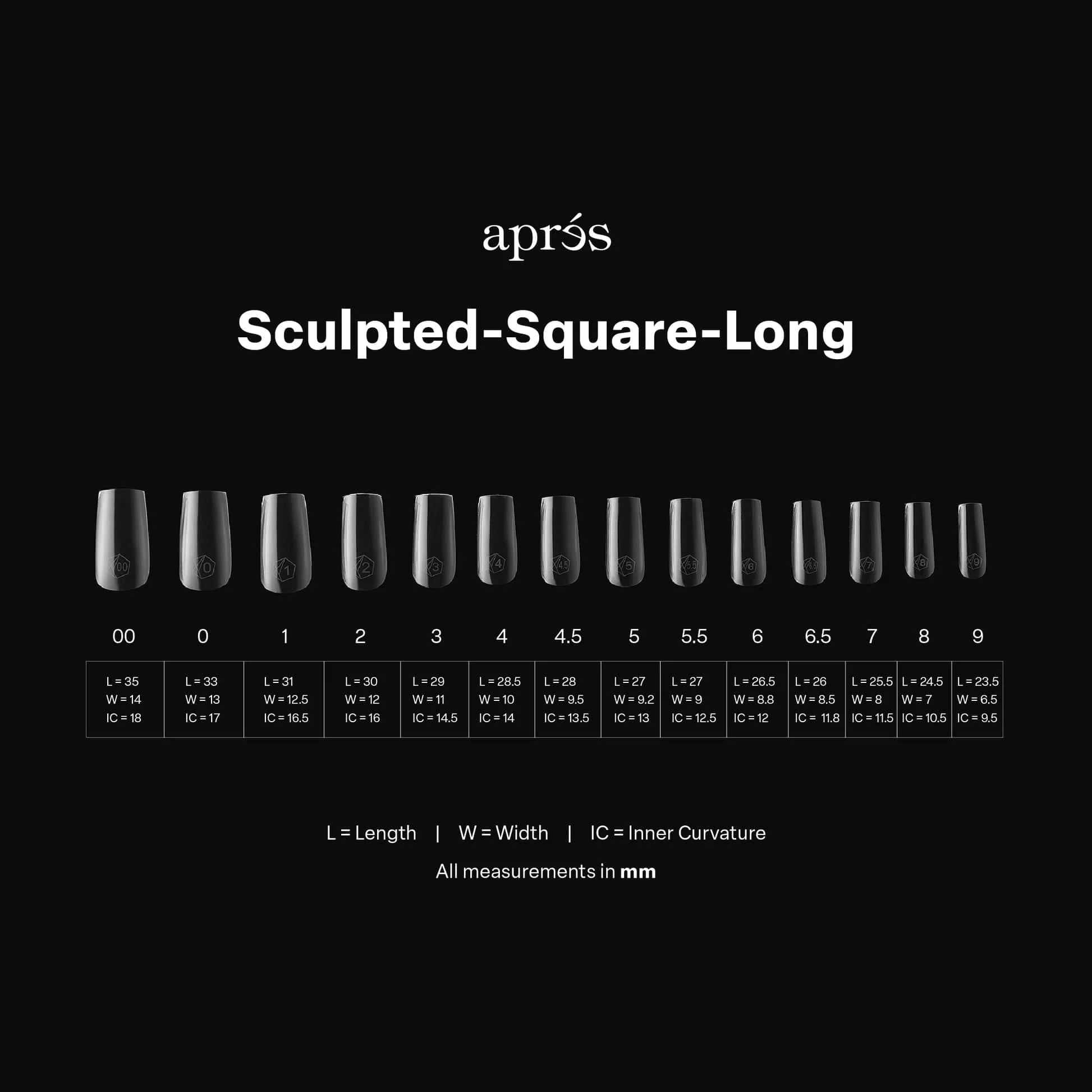 Apres Gel Xâ„¢ Box of 600pcs / 420pcs 2.0 Sculpted Square Tips - Image 8