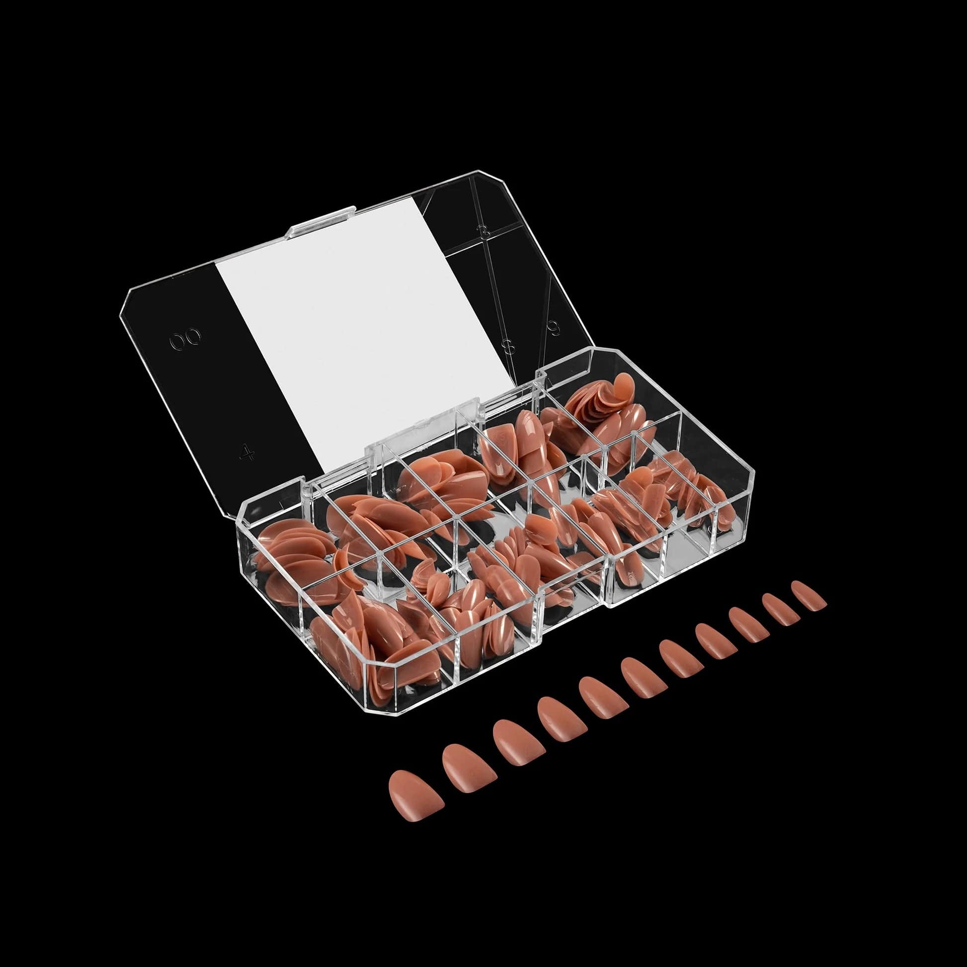 Apres Gel X™ NEUTRALS Box of 150pcs Imani Natural Round Tips - Image 4