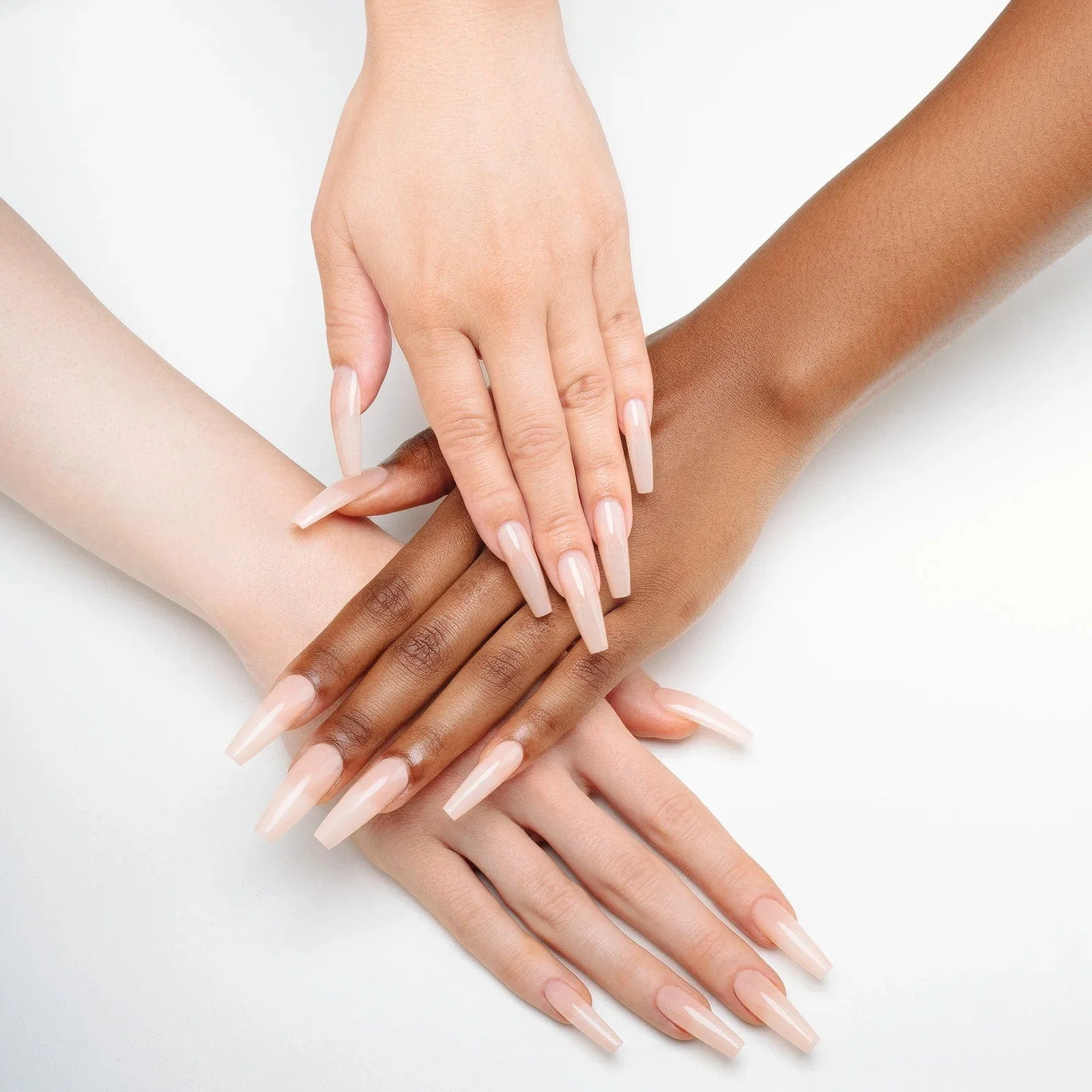Apres Gel X™ NEUTRALS Box of 150pcs Chloe Sculpted Coffin Long Tips - Image 2