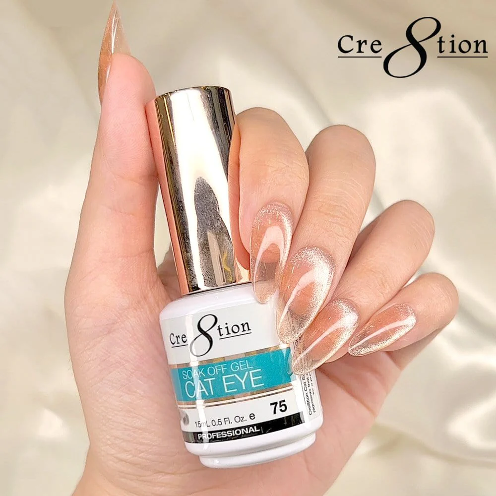 Cre8tion Cat Eye Soak Off Gel Polish (15ml) 075