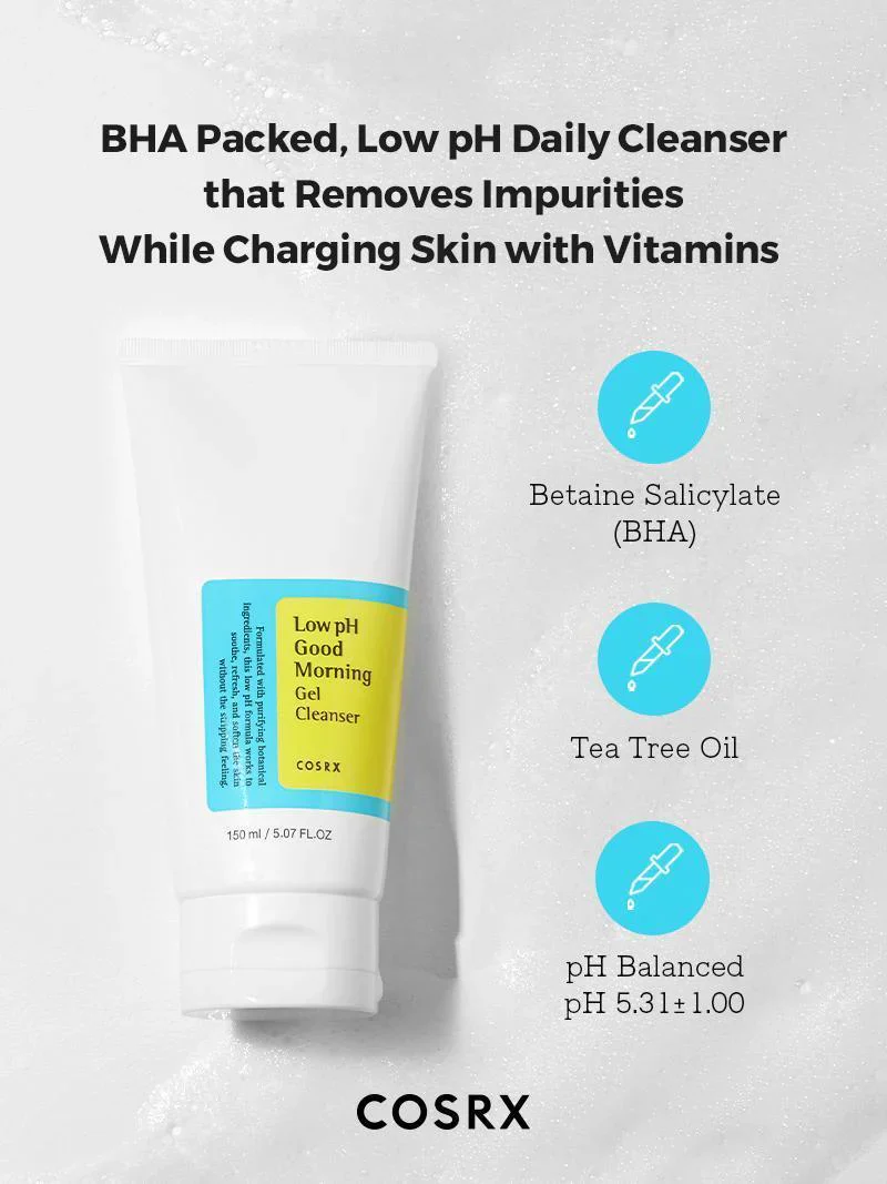 COSRX Low pH Good Morning Gel Cleanser 150ml - Image 4