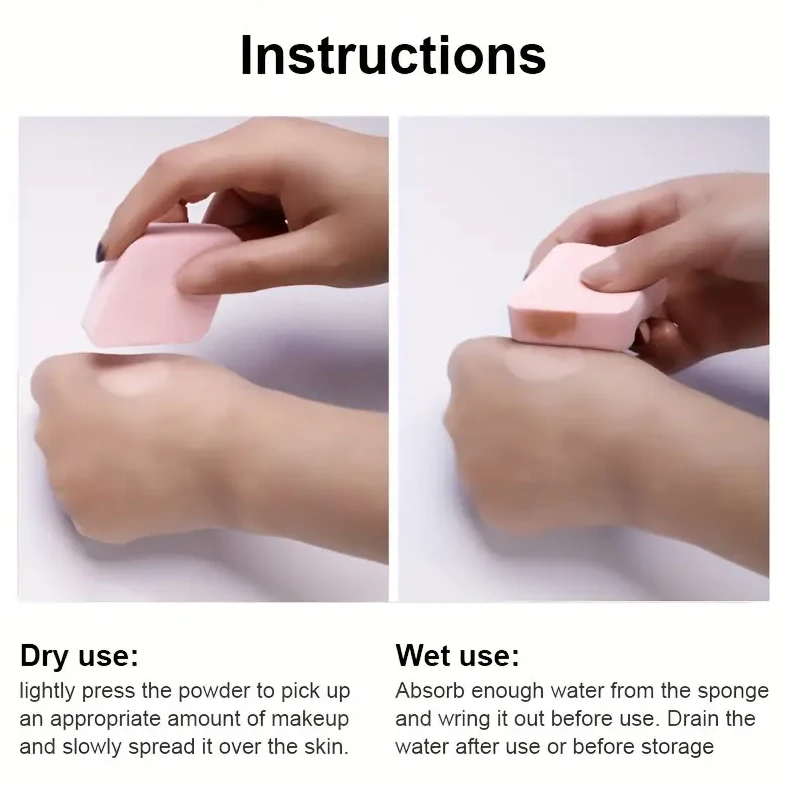 Diamond Make Up Sponge Application Set 4pcs - Image 5