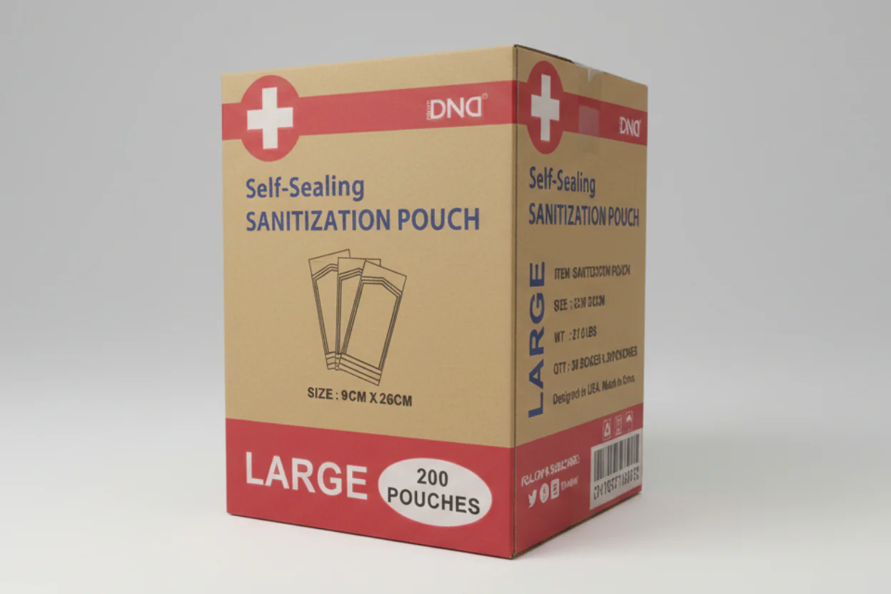 DND Self-Seal Disinfected Tool / Pouch - 9x26cm - Image 2