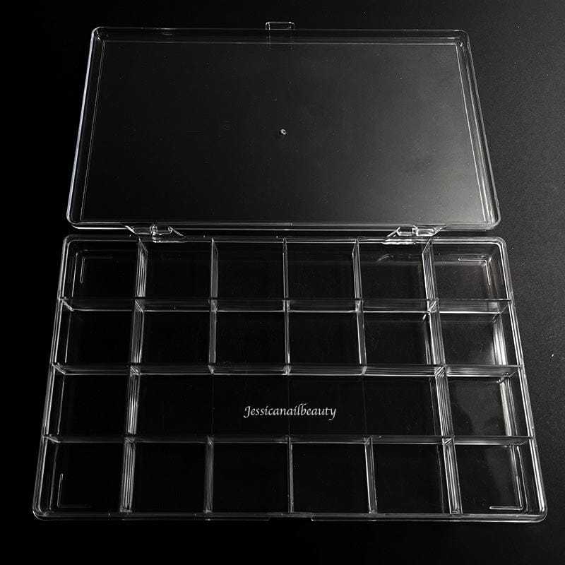 JNBS Empty Charm/Rhinestone Plastic Box (21 Slots Removable) - Image 2