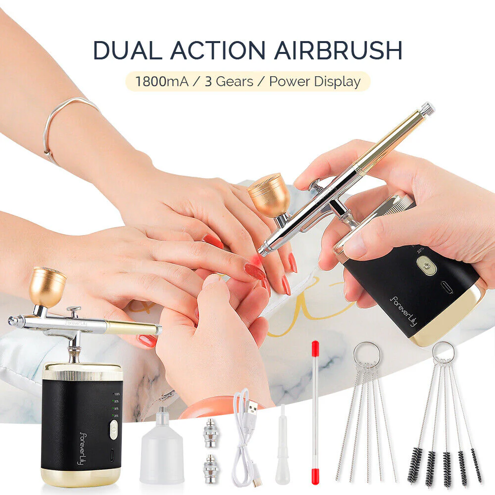 ForeverLily Airbrush Machine 3 Levels Portable Kit - Image 2