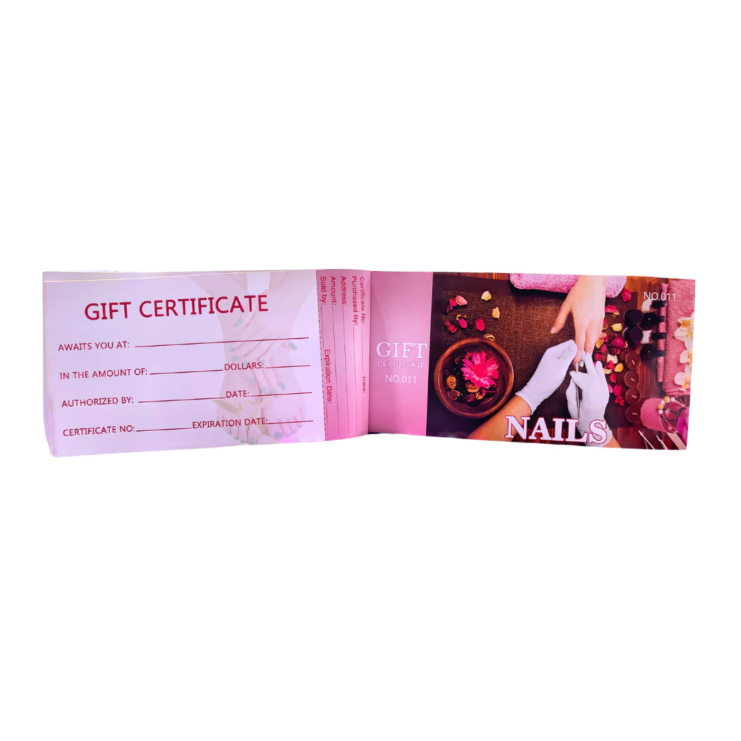 Gift Certificate for Nails (Pack of 50pcs) - Image 2