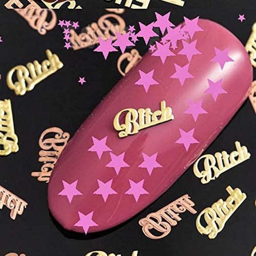 JNBS Glitter Metal Slices (6 Styles) - Image 2