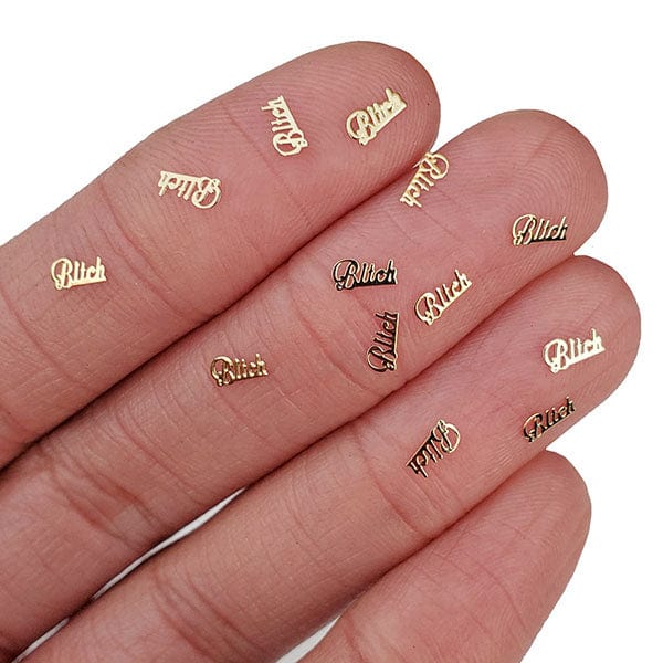 JNBS Glitter Metal Slices (6 Styles) - Image 3