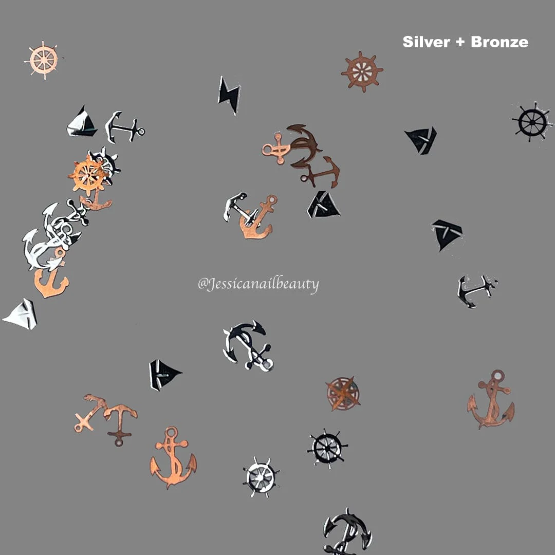 JNBS Glitter Metal Slices (6 Styles) - Image 5