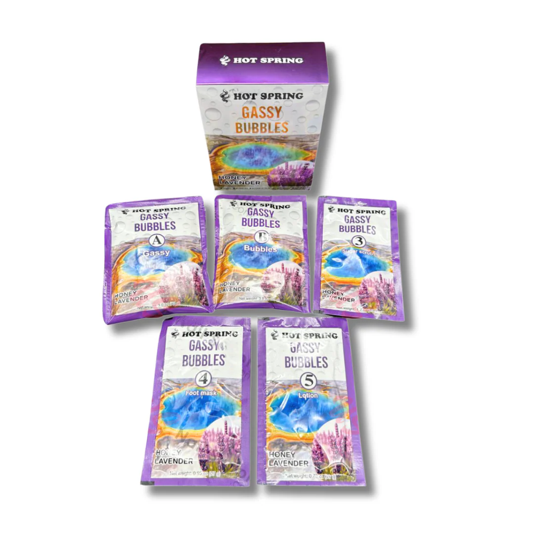 Hot Spring Gassy Bubbles 5 Step Pedi Box (7 Scents) - Image 4